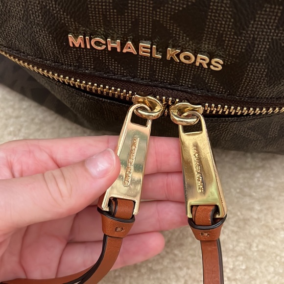 Michael Kors Rhea Medium Logo Backpack - Picture 5 of 16